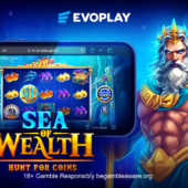 Banner of Sea of Wealth Hunt for Coin by Evoplay