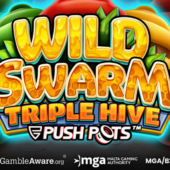 Banner of Wild Swarm Triple Hive by Push Gaming