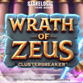 Banner of Wrath of Zeus by Stakelogic