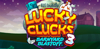 Logo for Lucky Clucks 3 Barnyard Blastoff by Crazy Tooth Studio
