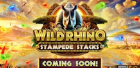 Wild Rhino Stampede Stacks slot artwork