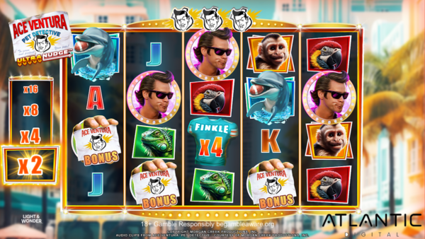 Banner of Ace Ventura Pet Detective Ultranudge by Atlantic Digital