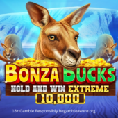 Banner of Bonza Bucks Hold and Win Extreme 10000 by Booming Games