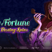 Banner of Lady of Fortune Destiny Spins by Play'n GO