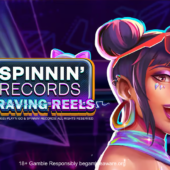 Banner of Spinnin' Records Raving Reels by Play’n GO