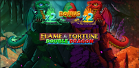 Flame & Fortune Double Dragon slot artwork