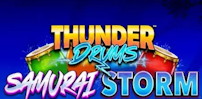 Thunder Drums Samurai Storm slot artwork