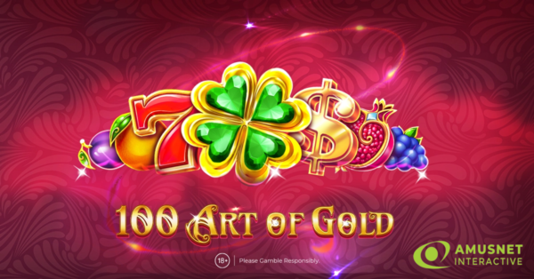 Banner of 100 Art of Gold by Amusnet