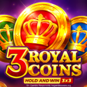 Banner of 3 Royal Coins Hold and Win by Playson