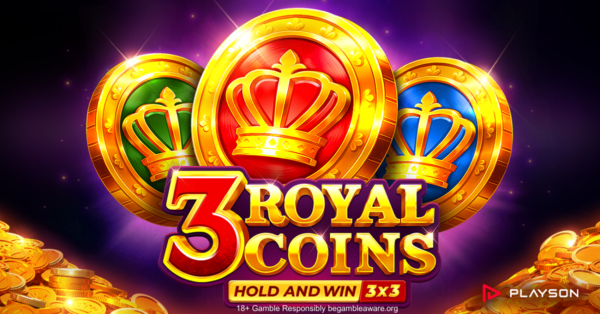 Banner of 3 Royal Coins Hold and Win by Playson