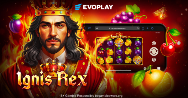 Banner of Ignis Rex by Evoplay