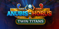 Anubis vs Horus: Twin Titans slot artwork