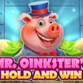 Banner of Mr. Oinkster’s Hold and Win by Booming Games