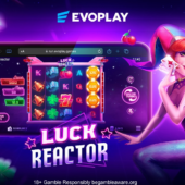 Banner of Luck Reactor by Evoplay
