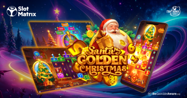 Banner of Santa’s Golden Christmas by SlotMatrix