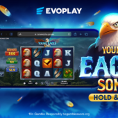 Banner of Young Eagle Song by Evoplay