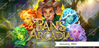 Logo for Pan’s Arcadia by Thunderkick