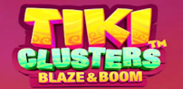 Tiki Clusters Blaze & Boom slot artwork
