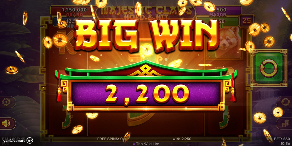 A big win win Majestic Claws Hold & Hit by Spionemenal