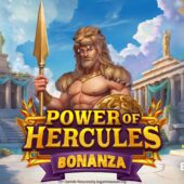Banner of Power of Hercules Bonanza by Booming Games