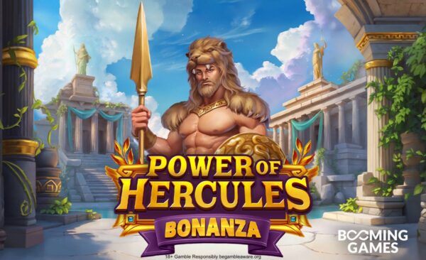 Banner of Power of Hercules Bonanza by Booming Games