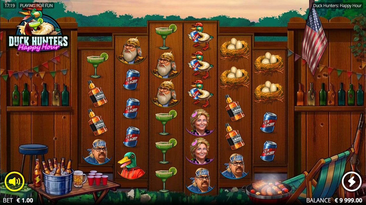 Base game in Duck Hunters Happy Hour by Nolimit City