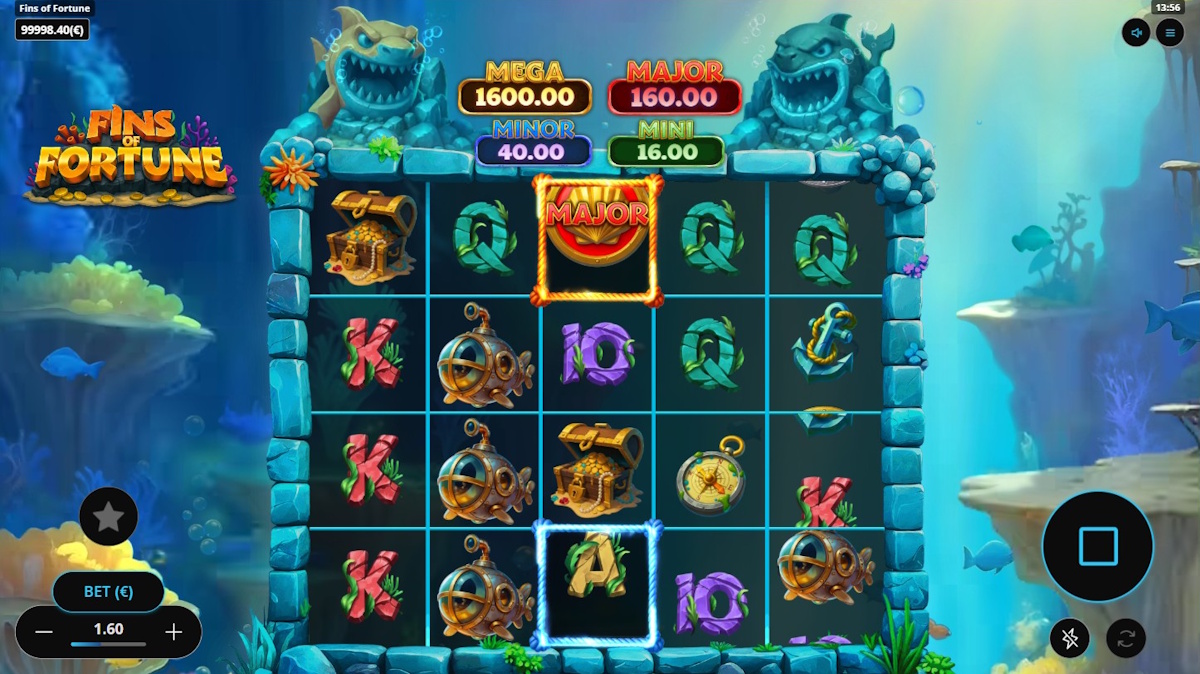 Base game in Fins of Fortune by Gaming Corps