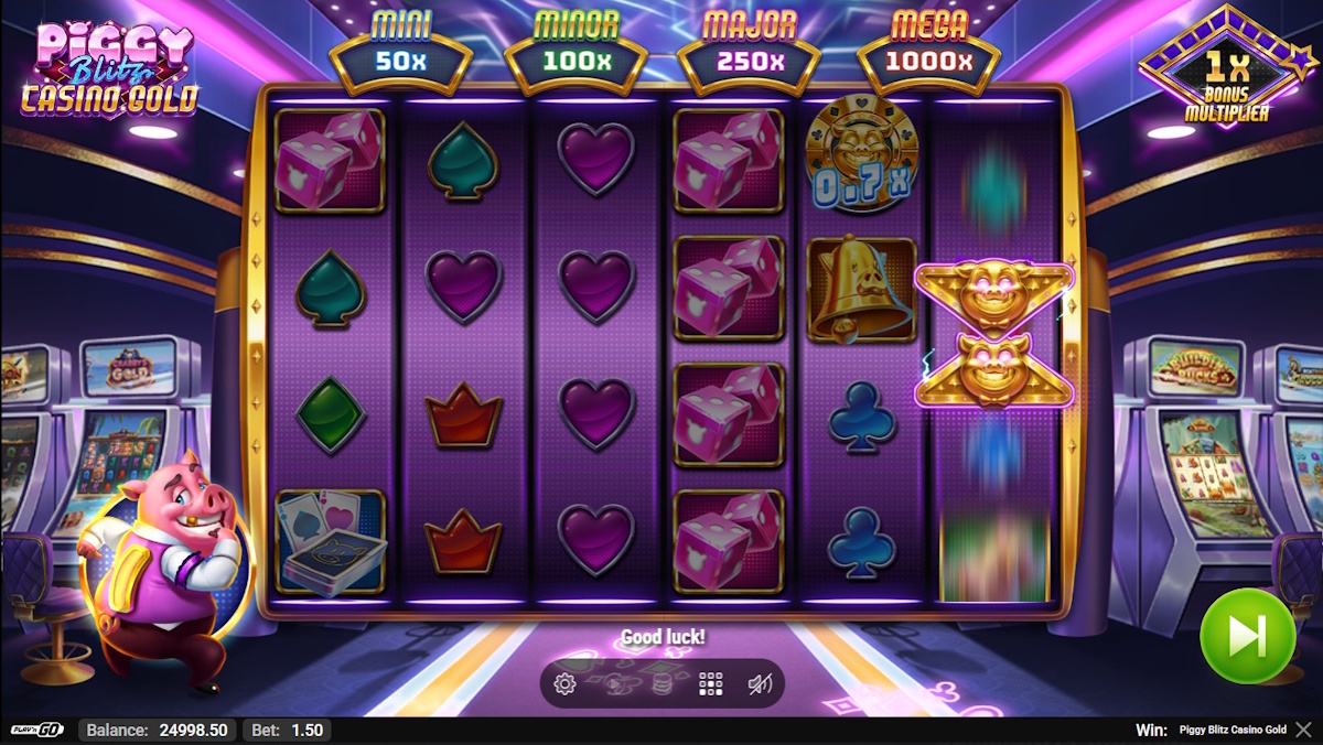 Base game in Piggy Blitz Casino Gold by Play’n GO