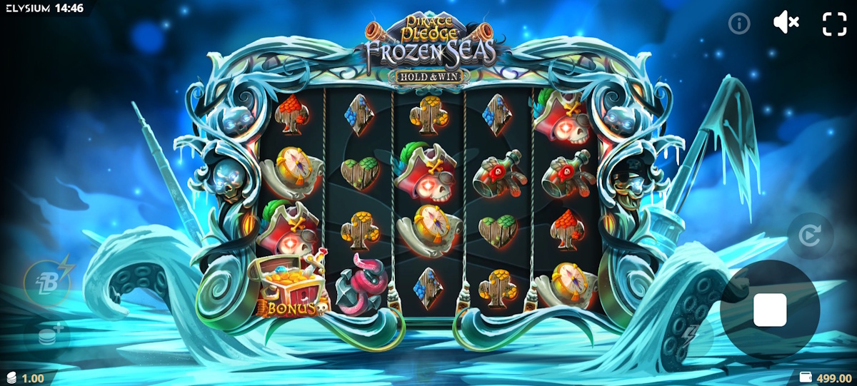 Base game in Pirate Pledge Frozen Seas by Elysium Studios