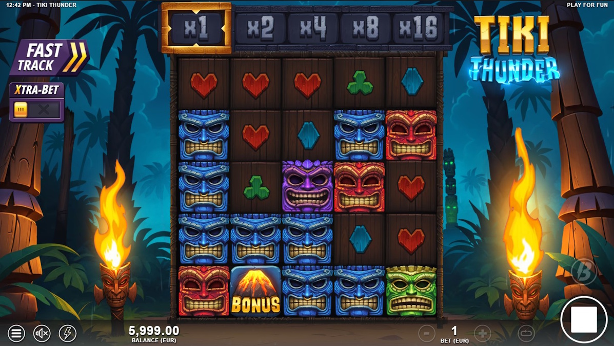 Base game in Tiki Thunder by SlotMill