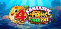 4 Fantastic Fish Puffer Pots slot artwork