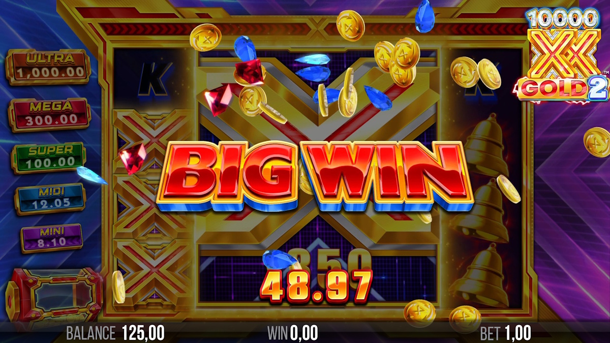 A big win in 10000 X Gold 2 by 4ThePlayer
