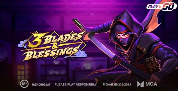 Banner of 3 Blades & Blessings by Play’n GO