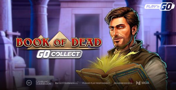Banner of Book of Dead GO Collect by Play'n GO