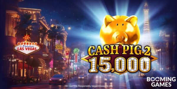 Banner of Cash Pig 2 15000 by Booming Games