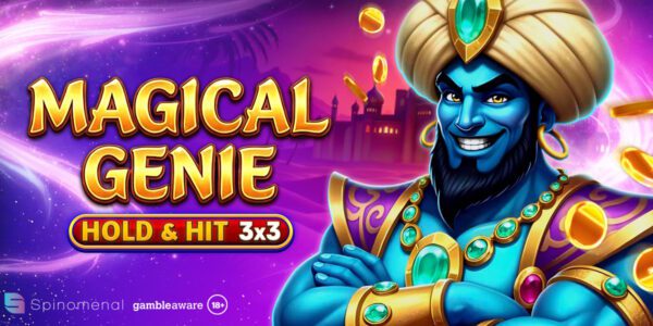 Banner of Magical Genie Hold & Hit 3x3 by Spinomenal