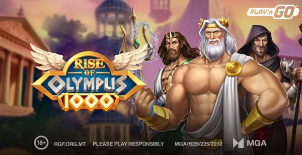 Banner of Rise of Olympus 1000 by Play’n GO