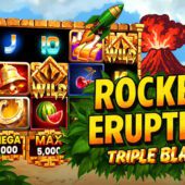 Banner of Rocket Eruption Triple Blast by BGaming