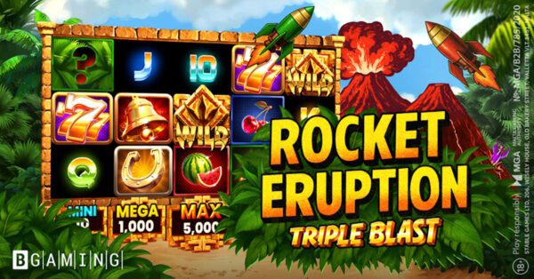 Banner of Rocket Eruption Triple Blast by BGaming