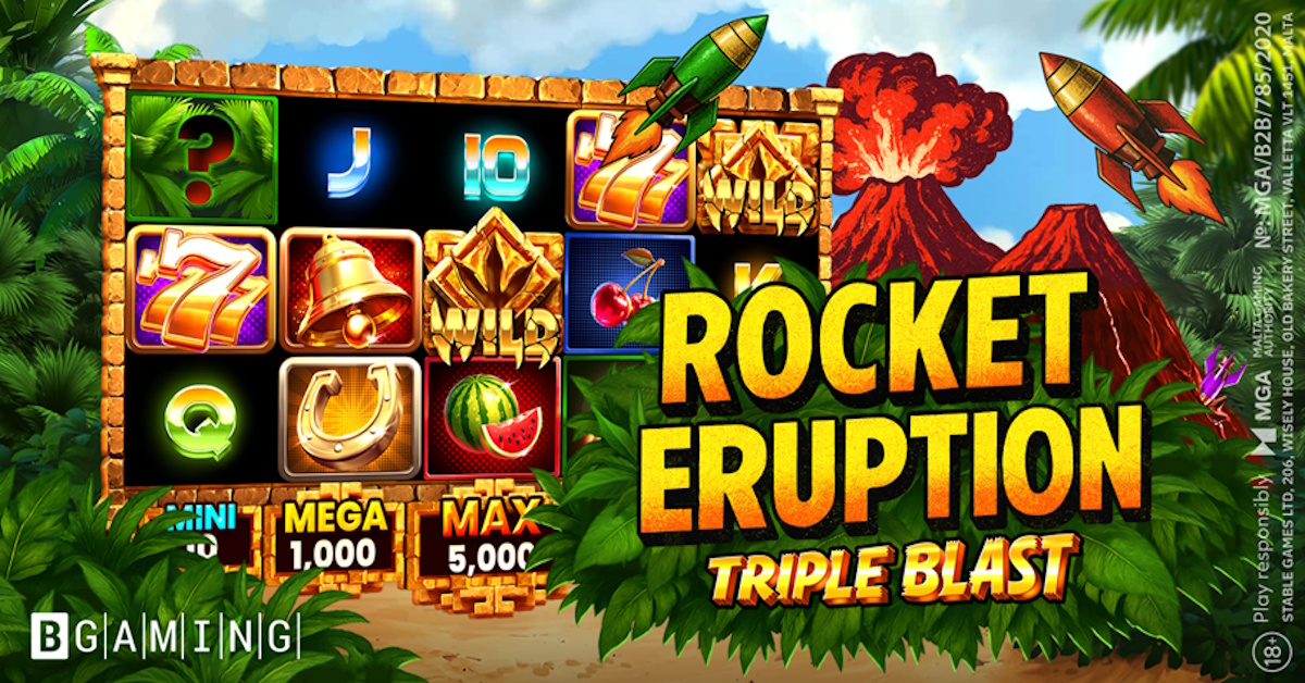 Banner of Rocket Eruption Triple Blast by BGaming