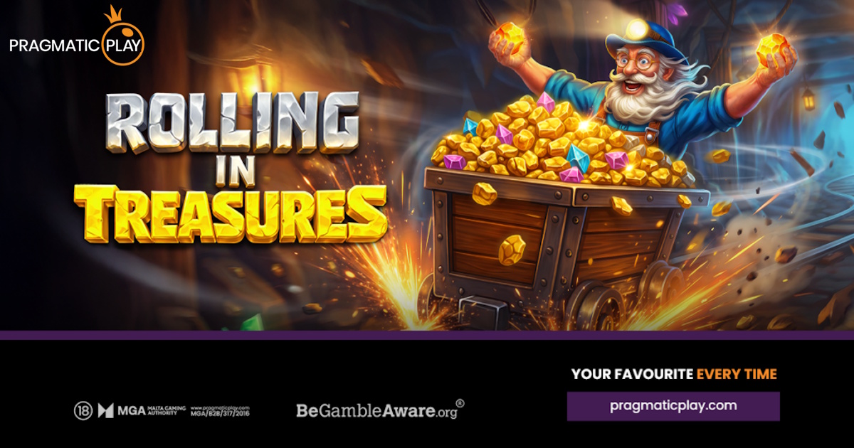 Banner of Rolling in Treasures by Pragmatic Play