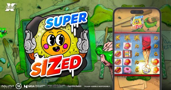 Banner of Supersized by Nolimit City