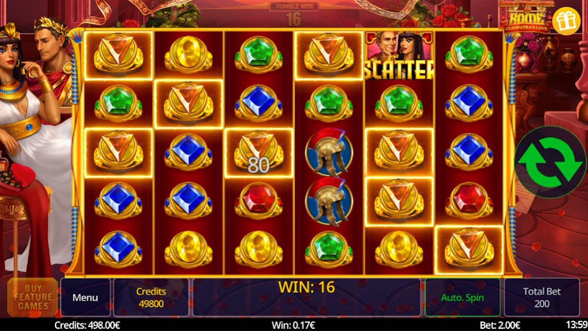 Base game in Hidden Treasures of Rome Cleopatra’s Love by Swintt