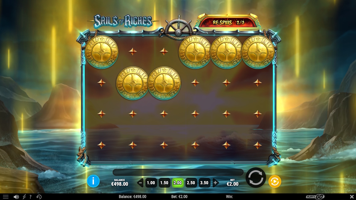 Respins in Sails of Riches by Play'n GO