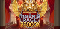 Rome Fight For Gold The Tiger’s Rage slot artwork