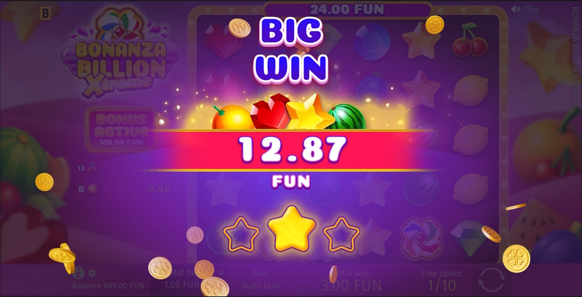 A big win in Bonanza Billion Xtreme by BGaming