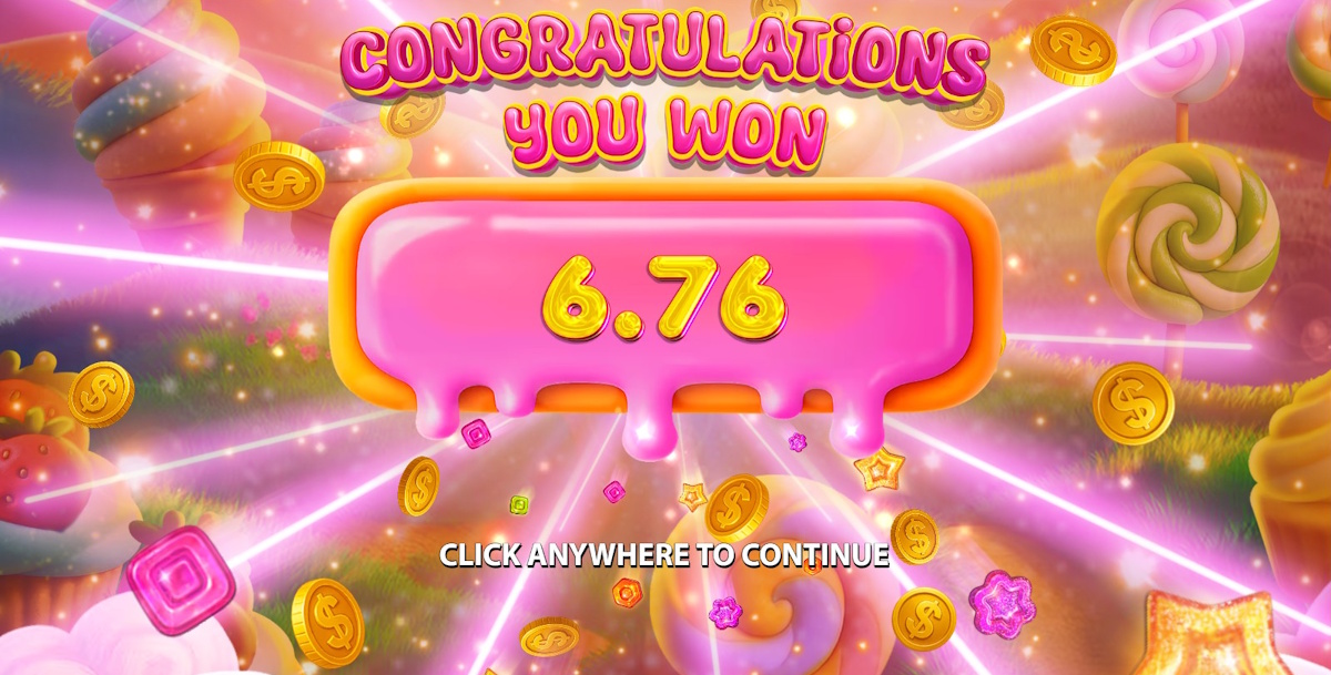 A win in Candy Links Bonanza 3 by Stakelogic