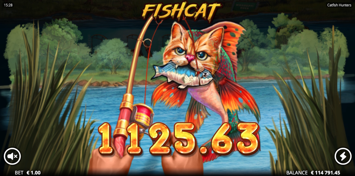 A win in Catfish Hunters by Nolimit City