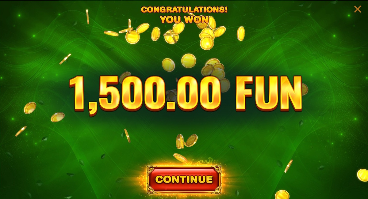 A win in Magic Fruit$ Oranges by Wazdan