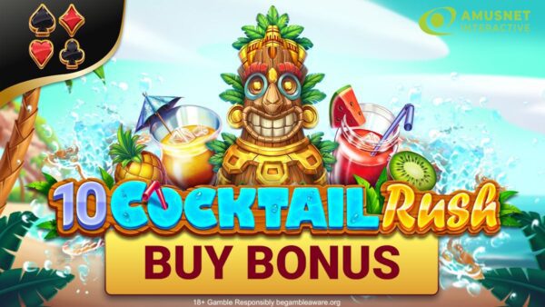 Banner of Cocktail Rush Buy Bonus by Amusnet